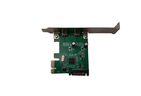 Carte d'extension PCI-E 1X vers USB3.1/TYPE-C 2 ports Accessoire d'ordinateur en stock avec port PCI E 1 X2 5Gbps