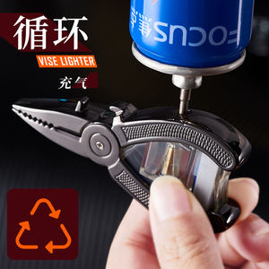 Briquet en métal de qualité supérieure avec conception d'outil de clé coupe-vent pour fumer et barbecue à un prix <span class=keywords><strong>moins</strong></span> <span class=keywords><strong>cher</strong></span> - Product Image 5