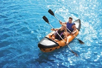 Kayak gonflable en PVC tendance pour 2 personnes, canoë, bateau à rames pour adultes