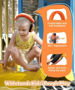 Kid Ear Muff Noise Cancelling Headphone Child Noise Reducer 23db Custom Color Pattern Baby Student Customized <strong>Hearing</strong> <strong>Protection</strong> - Product Image 6