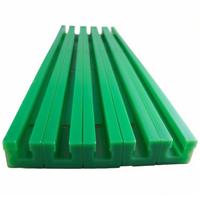Guides de blocs en nylon Uhmwpe en plastique précis CNC personnalisés Rail de glissière de chaîne Rails coulissants portant des bandes de plastique de glissière de guide linéaire