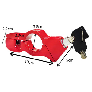 Waterproof Anti-Pry Full Alloy Throttle Electric <b>Car</b> Brake & Scooter <b>Horn</b> with Anti-Theft Handlebar Lock for Motorcycles - Product Image 3