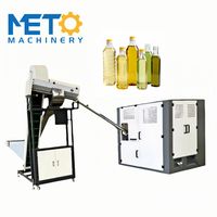 En stock, machine de moulage automatique de bouteilles en plastique, souffleuse de bouteilles carrées en PET pour boissons, 50 ml-1500 ml, prix d'usine