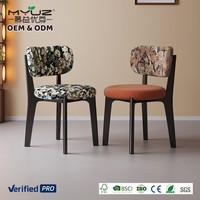 Kursi Makan Kayu Solid Minimalis Modern MYUZ Multifungsi untuk Ruang Tamu, Ruang Makan, Ruang Belajar, Kafe, Balkon