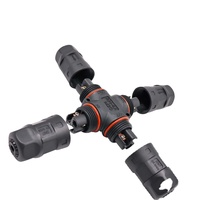 Solution de connexion de câble d'alimentation extérieur M23 2Pin X Type vis en forme de croix fixation connecteur de câble d'alimentation IP68