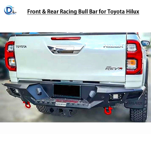 Parachoques Delantero y Trasero Todoterreno, Barra Protectora Anticollisión para Toyota Hilux Vigo Revo <span class=keywords><strong>Rocco</strong></span> - Product Image 6