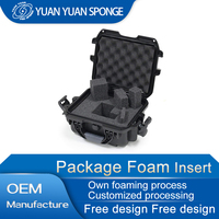 YuanYuan haute qualité PU mousse boîte à outils feuilles de mousse boîte emballage pistolet outil emballage de vente au détail Boxgun emballage de vente au détail boîte