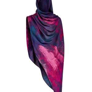 2025 nuevo diseño personalizado Logo suave impreso Modal Hijab bufanda Floral tejido transpirable cuatro estaciones - Product Image 5