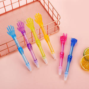 Gesto creativo divertido dedo negro bolígrafo piedra papel tijeras aceite pluma estudiante papelería premio - Product Image 2