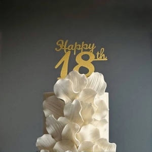 Honey And Sweetness Acrylic <b>Cake</b> Topper 18th Birthday Party <b>Decoration</b> <b>Cake</b> Plugin Birthday <b>Supplies</b> - Product Image 4