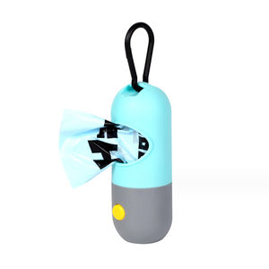 Dispensador portátil de bolsas para caca de perro multimaterial Fácil eliminación de residuos de mascotas Hecho de plástico Madera Lana Nylon Acrílico - Product Image 1