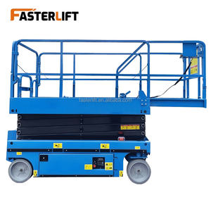Lift Scissor Listrik Kecil 6-16m Faster Lift FL, Penggerak Hidrolik, Kapasitas 130KG, Tinggi Maksimum 20m - Product Image 4