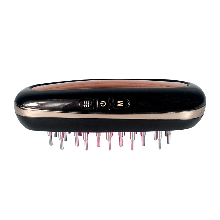 Portable Rechargeable Microcurrent Head Massage Comb Multifunctional Anti-Hair Loss Liquid Oil Home Use Beauty Equipment