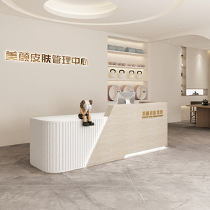Meubles de bureau, tables de bureau, ensemble de bureaux, bureau de réception moderne, bureau d'accueil, salon de beauté - Product Image 3