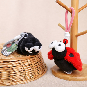 Juguete <span class=keywords><strong>de</strong></span> Peluche <span class=keywords><strong>de</strong></span> Mariquita Adorable al por Mayor, Insecto <span class=keywords><strong>de</strong></span> Peluche Suave con Alas Rojas <span class=keywords><strong>de</strong></span> Puntos, Personalizable OEM/ODM, Insecto Realista para Cumpleaños <span class=keywords><strong>de</strong></span> Niños - Product Image 2