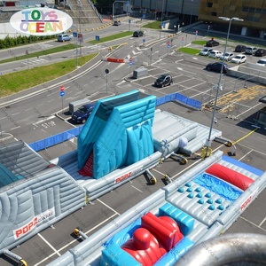 Percorso a Ostacoli Gonfiabile Commerciale per Eventi, Corsa Gonfiabile Pazza per Adulti 5k - Product Image 4