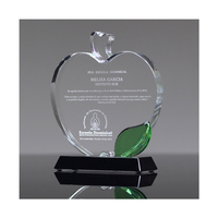 Plaques de gravure en cristal clair 3D, personnalisées, pour le trophée en acrylique