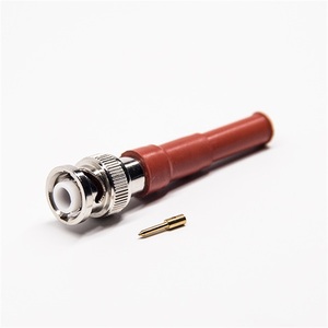 פליז ניקל מצופה <span class=keywords><strong>bnc</strong></span> זכר מתח גבוה מחבר 500v rms crimed מג58 קואקסיאלי תקע 50ohm 500v DC-6GHz - Product Image 1