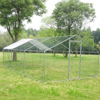 Nouveau poulailler extérieur multifonctionnel en acier galvanisé de type A 6*3*2m avec couverture imperméable, fourni directement par l'usine