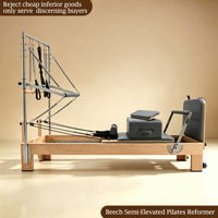 Lit de Pilates pliable en bois d'érable, couleur personnalisée, durable, garantie 3 ans pour Pilates et Yoga