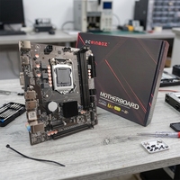 Carte mère PCWINMAX H61 en gros, LGA1155 DDR3 16 Go MATX, prise en charge PCIe 3.0, compatible CPU 2e et 3e génération, OEM en stock pour PC de bureau