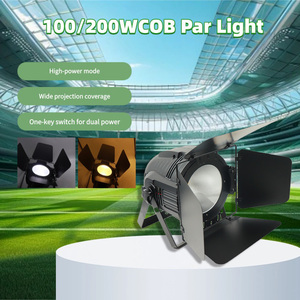 Projecteurs LED COB 250W à succès avec volets coupe-flux Ra90, blanc froid et blanc chaud, projecteurs linéaires DMX512 pour scène, mariages, soirées DJ et boîtes de nuit - Product Image 2
