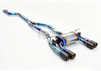 Système d'échappement arrière en alliage de titane haute performance avec soupape électronique et embout en forme de M pour BMW M3 M4 F80 F82 F83 3.0T