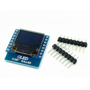 Módulo de Pantalla OLED de 0.66 Pulgadas 64x48 con Interfaz I2C para D1 Mini - Product Image 1
