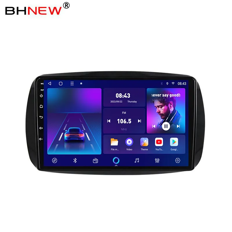 Автомобильная аудиосистема Android 10 4 + 64 Гб 2DIN для Benz Smart 2014-2020, радио, GPS-навигация, Автомобильный видео DVD плеер