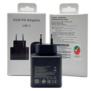 45W <span class=keywords><strong>Adapter</strong></span> Sạc Nhanh US/EU/UK Tường Cắm PD USB C <span class=keywords><strong>Adapter</strong></span> Loại C Sạc Du Lịch Đối Với <span class=keywords><strong>Samsung</strong></span> Galaxy S20 S21 S22 Lưu Ý 10 - Product Image 3