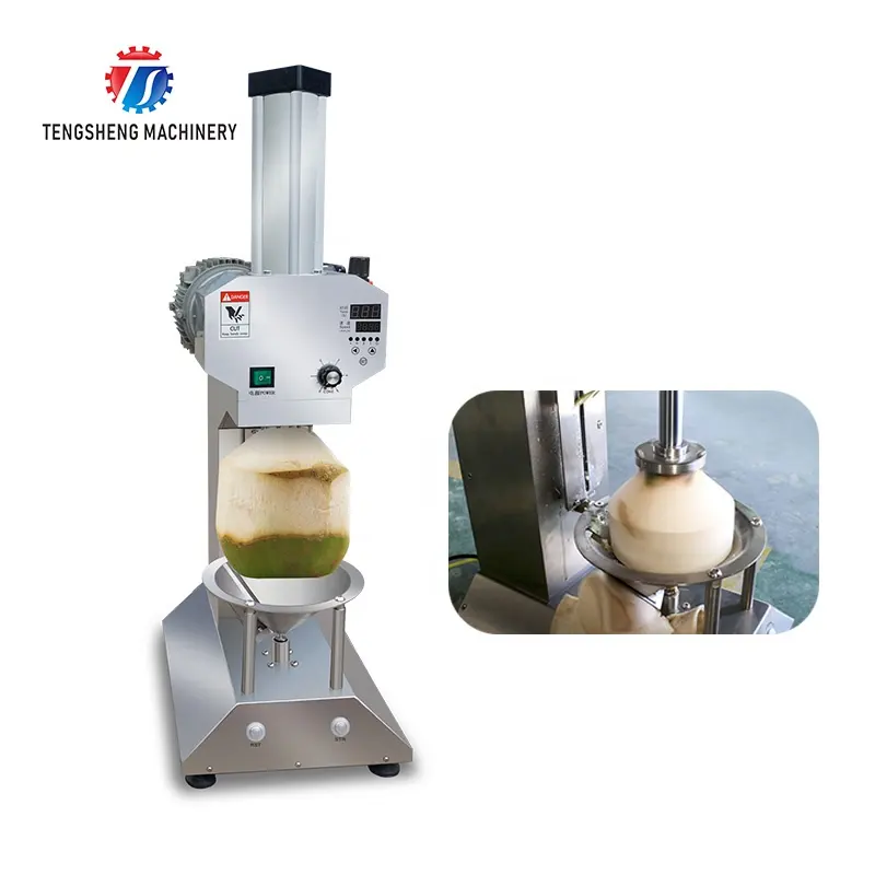 Automatic Young Tender Trimming Dehusker Price Desheller Peel Mobile Fresh Skin Shell Coconut Peeling Machine