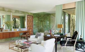 YDSTONE Design moderne Pierre naturelle Marbre transparent Onyx vert Onice pour mur de salle de bain et plan de travail de cuisine - Product Image 4