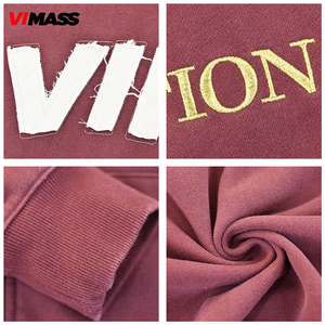 Sudadera con Capucha de Algodón Estampada de Corte Holgado con Lavado Ácido para Moda Urbana, Fabricación al por Mayor - Product Image 4
