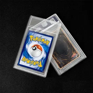 35pt Sport Ultrasone Hoes Voor Het Sorteren Van Trading Gegradeerde Kaartplaat Geen Ultrasoon Acryl Voor Pokemon-Kaartplaat Voor Psa-Kaarthouder