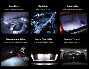 YOBIS Festoon – ampoule LED de Type Cob <span class=keywords><strong>12</strong></span> puces de couleur blanche pour toit de voiture, lampe d'intérieur Auto 12V - Product Image 6