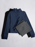 Vêtement de danse moderne, haut à manches longues très extensible, manteau de gymnastique printemps automne, tenue d'entraînement de ballet, devant, grande taille, pour examen artistique