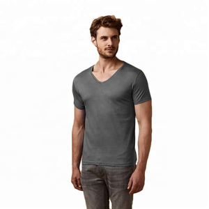 Camisetas de Manga Corta con Cuello Redondo para Hombre, 100% Algodón, Elásticas, Casuales de Verano, Unisex, Ecológicas, Transpirables y de Secado Rápido - Product Image 2