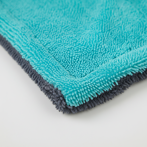 Serviette de lavage de voiture en microfibre à tricotage en chaîne haute densité, sur mesure, 20% polyamide, toutes tailles, boucle torsadée pour le nettoyage des voitures - Product Image 1