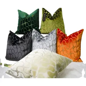New designs Luxury Turkey Velvet Fabric Cushion cover 18*18inch/20*20inch hot selling Throw pillow case Cushion cover