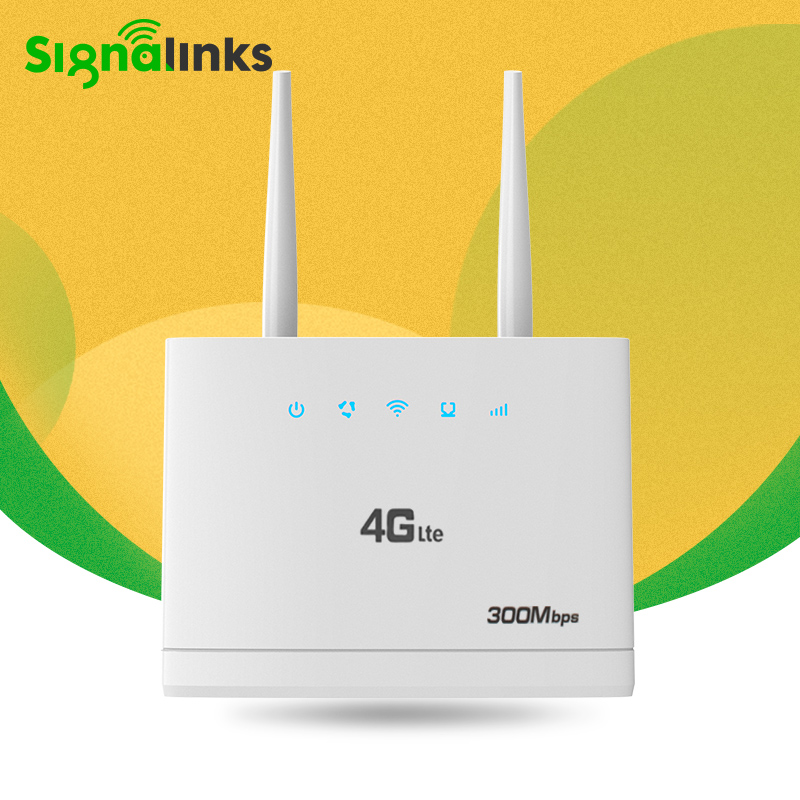 300mbps Wifi Wireless Router 3G 4G Lte CPE Wifi Router Modem With Sim Card Slot