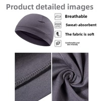 Gorro Deportivo Transpirable de Secado Rápido para Ciclismo y Running, Gorro Jacquard con Diseño de Calavera, Forro para Casco, Unisex, para Deportes al Aire Libre, Personalizable OEM
