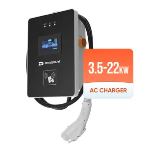 Mate Solar Bluetooth Car Charger 11Kw 14Kw 22Kw Reasonable Price Accessories For Ev Chargers With Retractable Cable