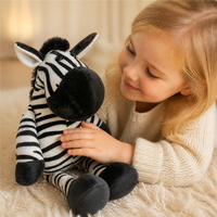 Fabricant de jouets en peluche doux sur le thème des animaux de la jungle, ensemble de peluches personnalisables avec logo pour boutique de souvenirs, commande en gros, série mixte