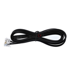<span class=keywords><strong>Cable</strong></span> de teléfono RJ12 6p6c <span class=keywords><strong>Cable</strong></span> de teléfono Rj12 <span class=keywords><strong>Cable</strong></span> de <span class=keywords><strong>6</strong></span> <span class=keywords><strong>hilos</strong></span> negro con longitud personalizada - Product Image 5