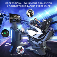 Garantía de calidad Plataforma 3DOF 3 Pantallas F1 Cabina Conducción de automóviles VR Simulador de carreras Silla de juego con pedales ajustables