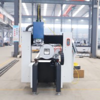 Machine de découpe laser industrielle populaire, découpeuse de tubes laser à fibre CNC 6kW pour acier inoxydable, acier au carbone, laiton, cuivre