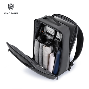 Mochila Empresarial Impermeable Kingsons con Diseño Elegante, <span class=keywords><strong>Forro</strong></span> Resistente al Calor y Revestimiento Impermeable que Protege los Dispositivos - Product Image 5