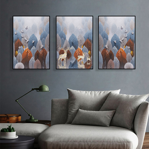 Peintures de toile pour salon, 5 pièces, décor mural nouveau Design - Product Image 3
