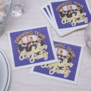 Disposable Drink Napkins Beverage Luncheon Dinner Guest Cocktail Paper Napkins Custom Printed Paper Napkins - Product Image 5