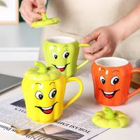 Tasses en céramique 3D à grand nez, mugs de petit-déjeuner multicolores en porcelaine, visages amusants, lavables au lave-vaisselle, grandes tasses à soupe – Vente en gros à prix réduit
